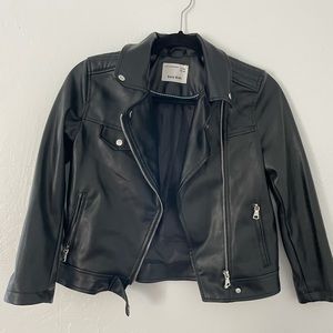 Zara Girls faux leather jacket
